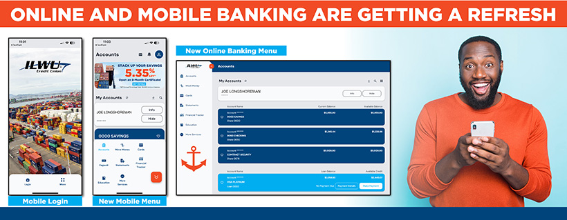 New Online and Mobile Banking Update is coming on March 25, 2024